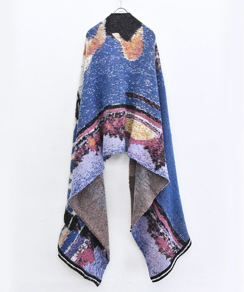STOF(ストフ)】STAR MOHAIR KNIT BLANKET ニットブランケット ストール