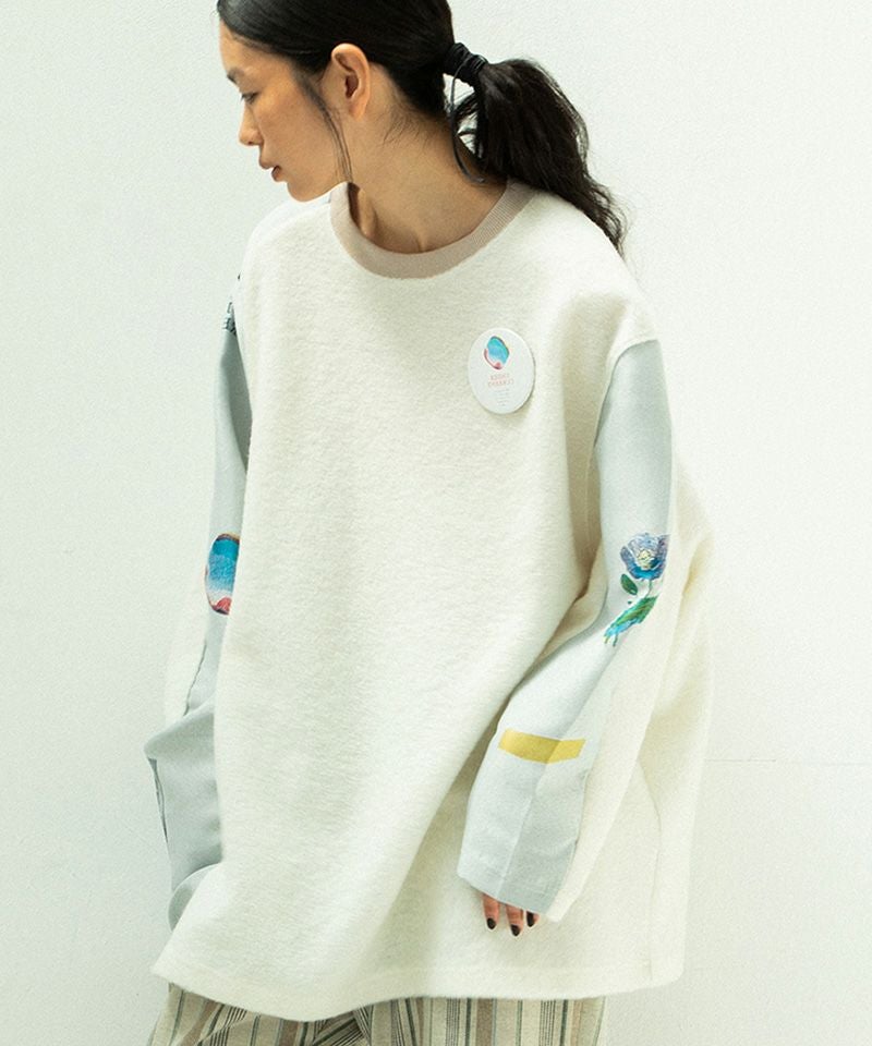 STOF(ストフ)】FLAGMENTS MIX PULLOVER プルオーバー(SF25AW-17