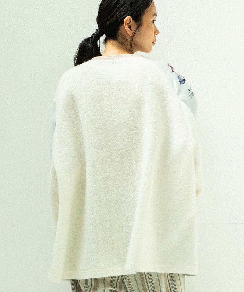 STOF(ストフ)】FLAGMENTS MIX PULLOVER プルオーバー(SF25AW-17