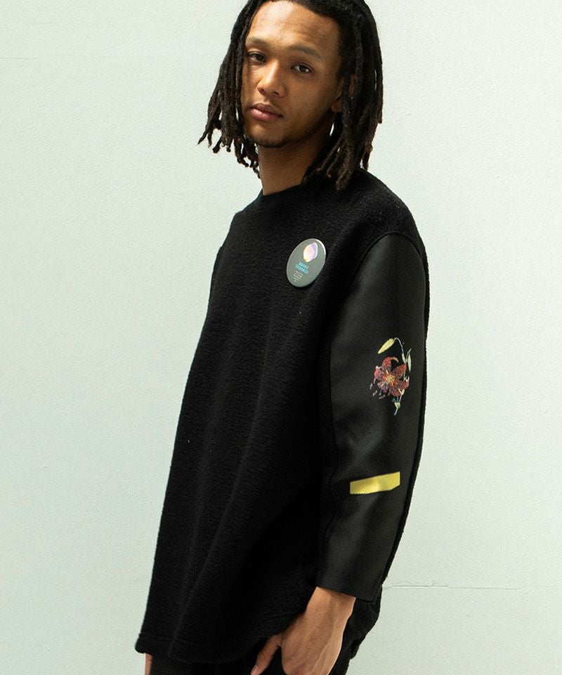 STOF(ストフ)】FLAGMENTS MIX PULLOVER プルオーバー(SF25AW-17