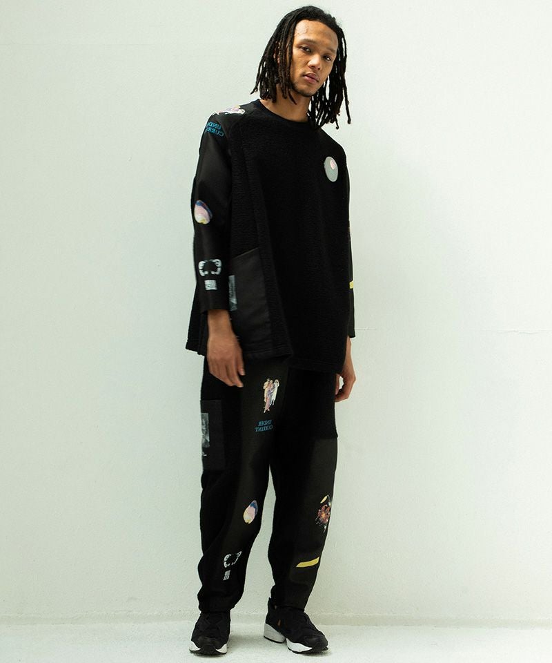 STOF(ストフ)】FLAGMENTS MIX PULLOVER プルオーバー(SF25AW-17