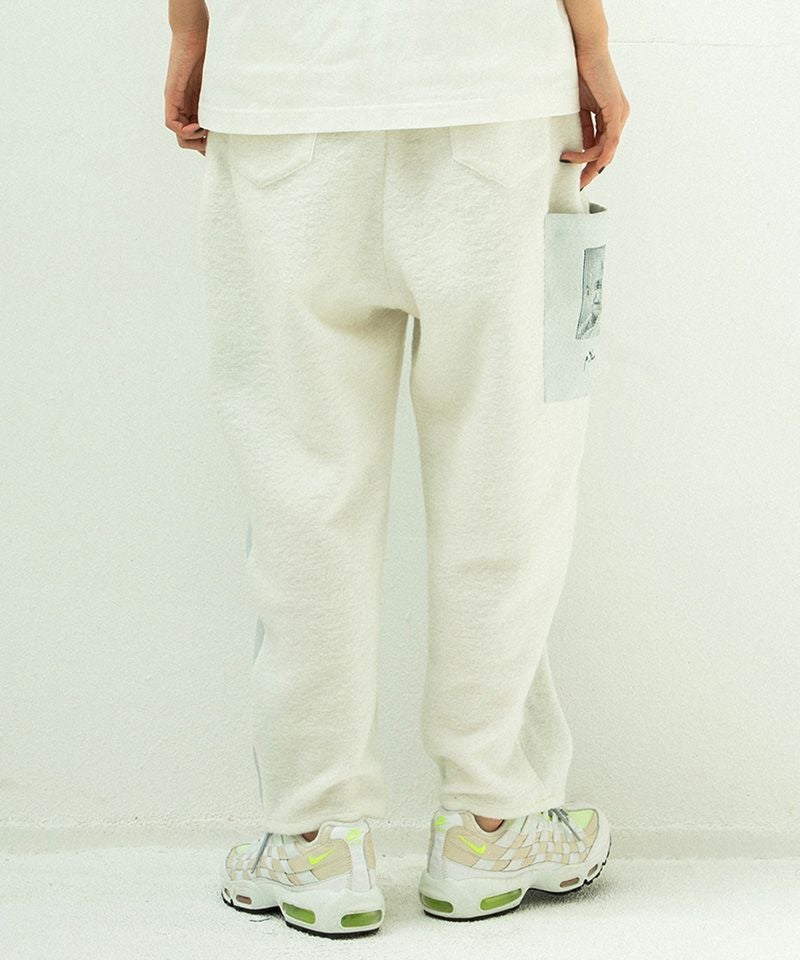 STOF(ストフ)】FLAGMENTS MIX DAYOFF PANT ワイドパンツ(SF25AW-18