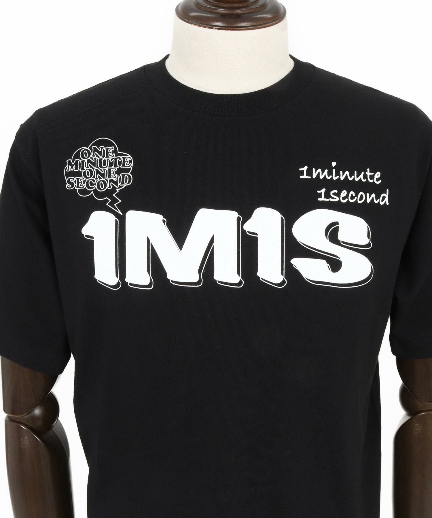 1minute1secondモックネックTシャツ(1M25N160) 1minute 1second(ワンミニットワンセカンド)】USA cotton Combination