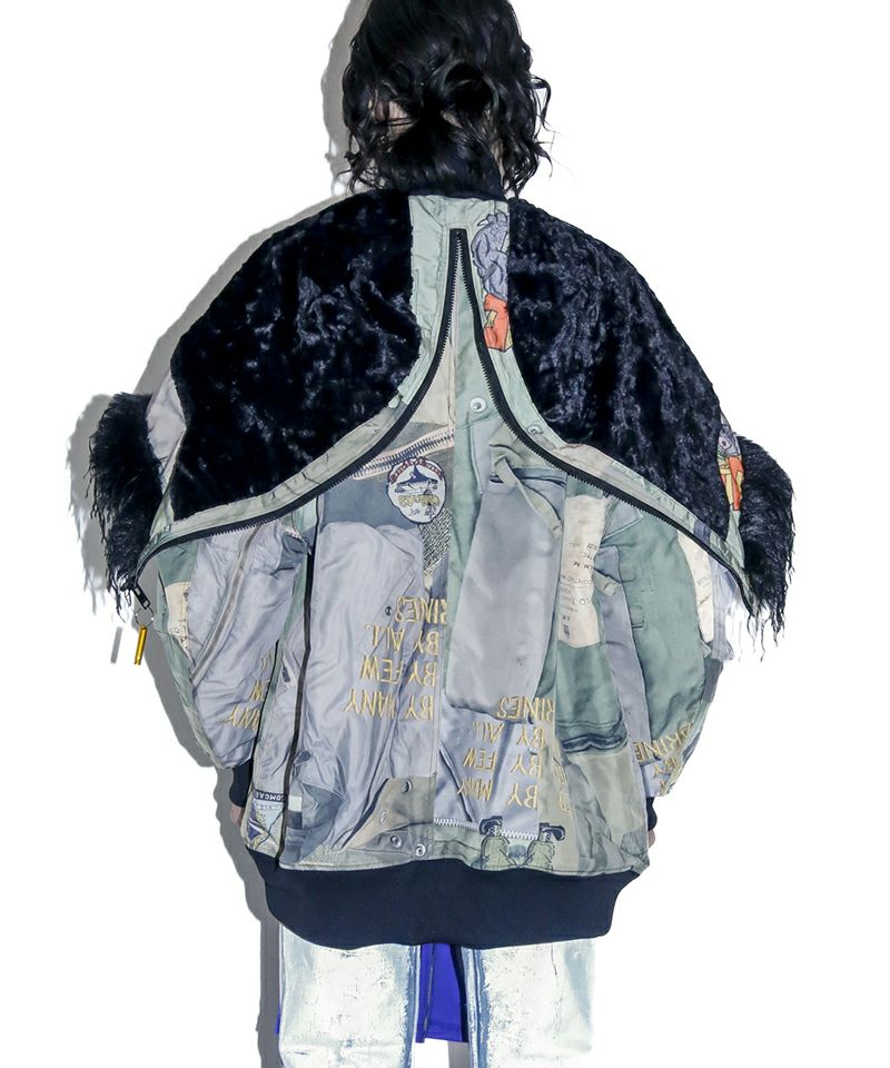 BODYSONG.(ボディソング)】ROUND SILHOUETTE TROMPE LOEIL N2B JUV