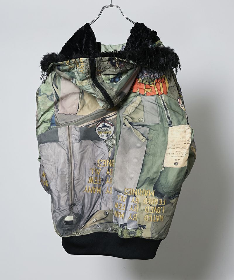 BODYSONG.(ボディソング)】ROUND SILHOUETTE TROMPE LOEIL N2B JUV