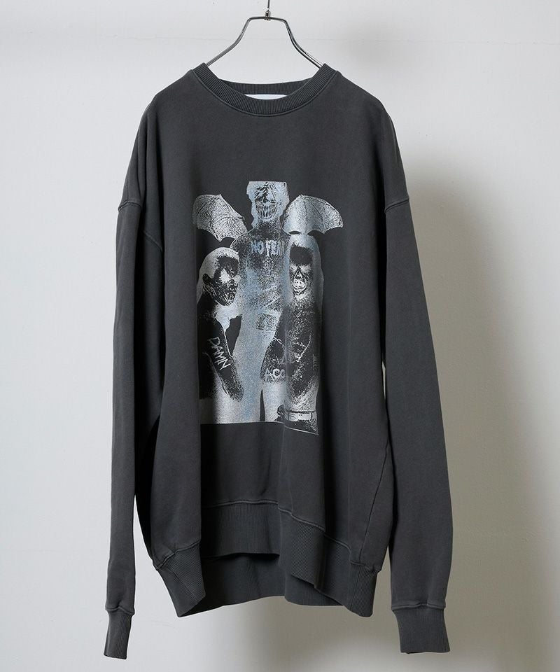 BODYSONG. GRAY Size:S HOODIE⁄AZZM-STICKER – BODYSONG. ONLINE STORE
