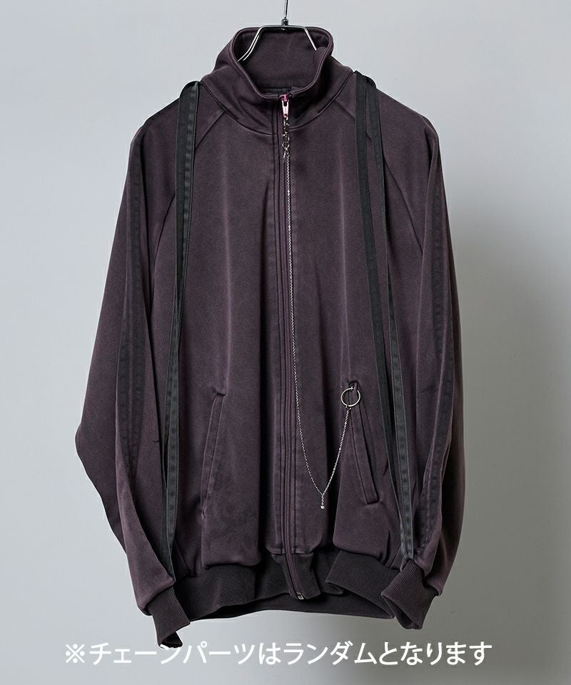 BODYSONG.(ボディソング)】SPRAY PIGMENT-DYED BALACLAVA JACKET