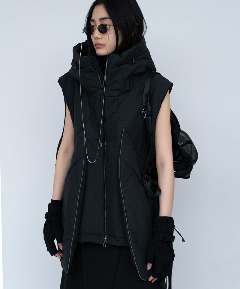 【パトラさん専用】ベスト HATRA(ハトラ)】Lay Puf Vest ベスト(OU04-25fw) | CAMBIO カンビオ