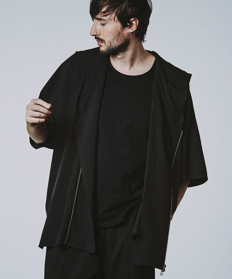 30%OFF【NO ID.(ノーアイディー)】ﾌｰﾄﾞﾄﾞﾙﾏﾝZIP BIG-SH シャツ(456006
