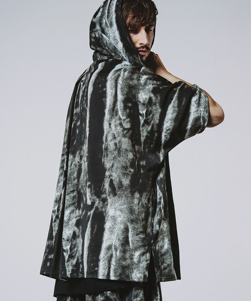 30%OFF【NO ID.(ノーアイディー)】ﾌｰﾄﾞﾄﾞﾙﾏﾝZIP BIG-SH シャツ(456006