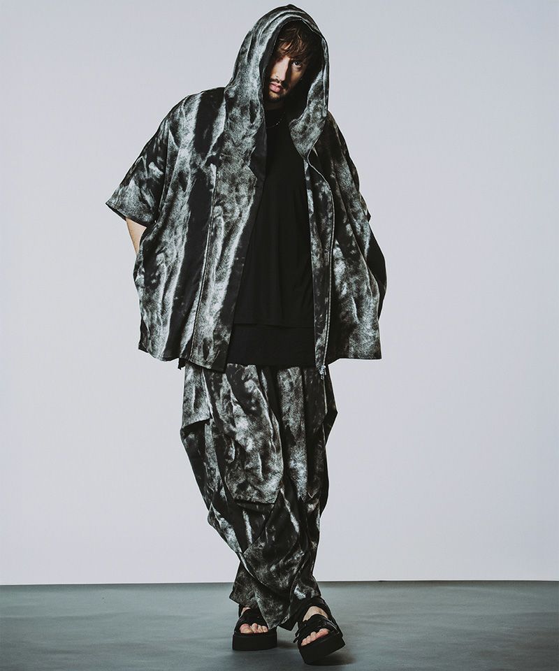30%OFF【NO ID.(ノーアイディー)】ﾌｰﾄﾞﾄﾞﾙﾏﾝZIP BIG-SH シャツ(456006