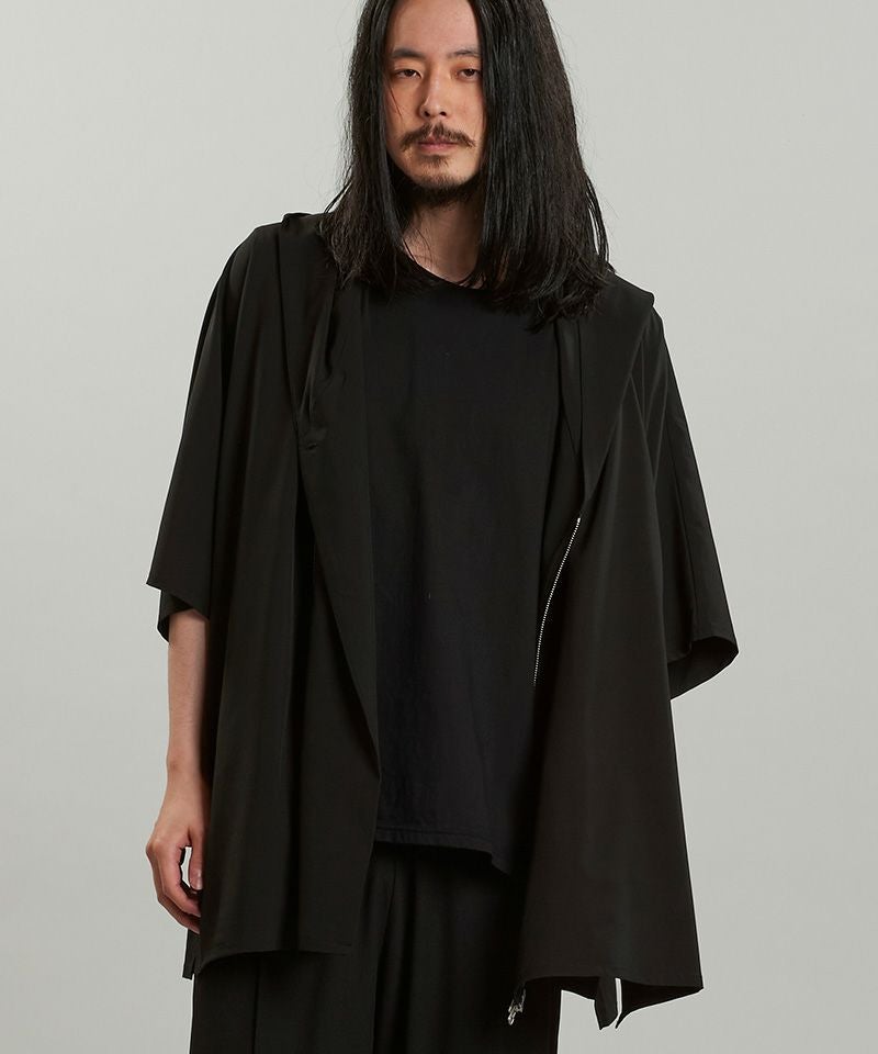 30%OFF【NO ID.(ノーアイディー)】ﾌｰﾄﾞﾄﾞﾙﾏﾝZIP BIG-SH シャツ(456006