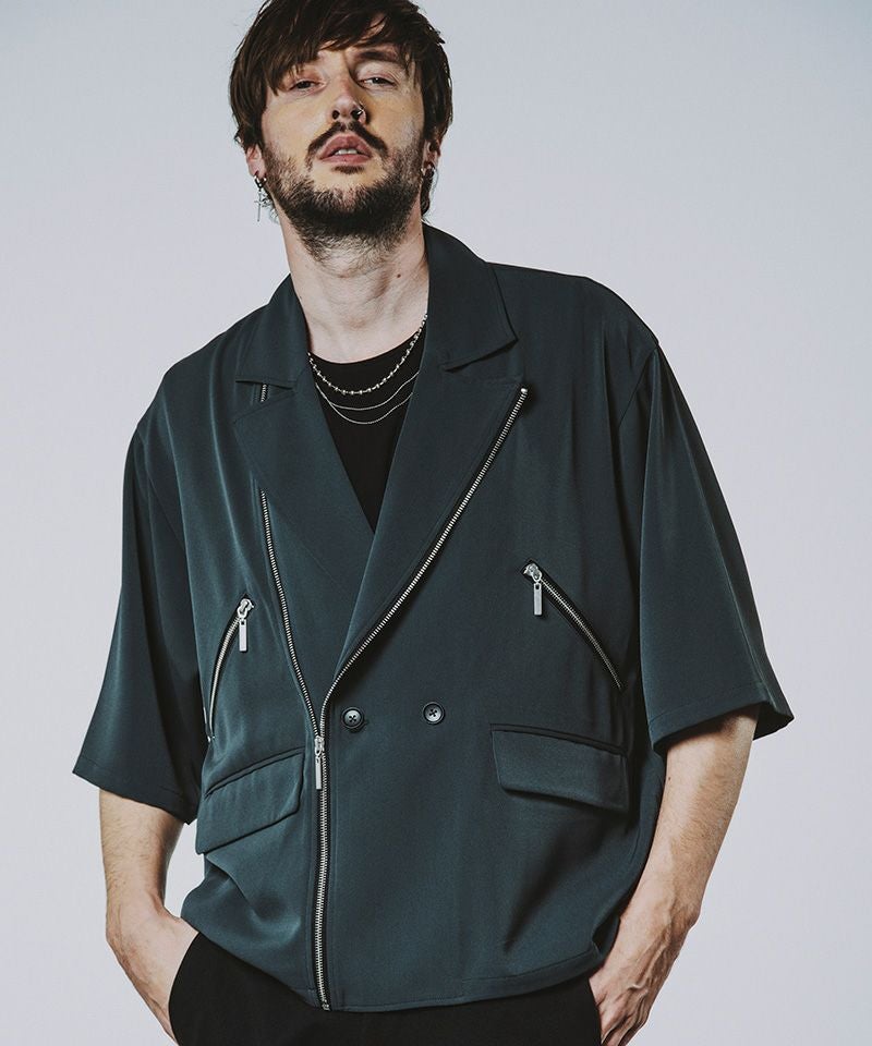 30%OFF【NO ID.(ノーアイディー)】ﾊｰﾌｽﾘｰﾌﾞﾗｲﾀﾞｰｽ1B-JKT ジャケット