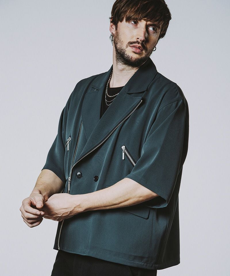 30%OFF【NO ID.(ノーアイディー)】ﾊｰﾌｽﾘｰﾌﾞﾗｲﾀﾞｰｽ1B-JKT ジャケット