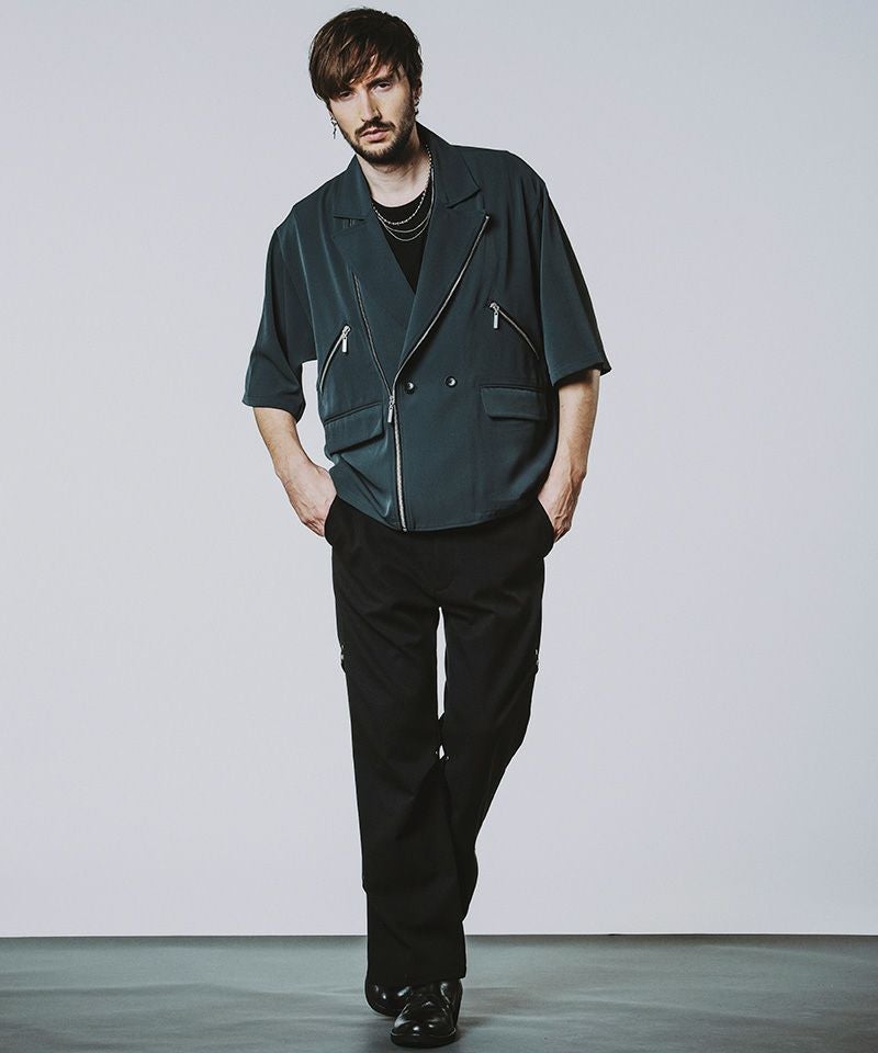 30%OFF【NO ID.(ノーアイディー)】ﾊｰﾌｽﾘｰﾌﾞﾗｲﾀﾞｰｽ1B-JKT ジャケット