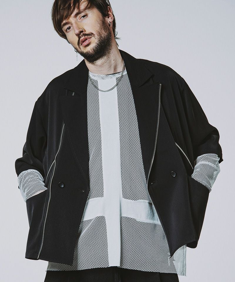 50%OFF【NO ID.(ノーアイディー)】ﾊｰﾌｽﾘｰﾌﾞﾗｲﾀﾞｰｽ1B-JKT ジャケット