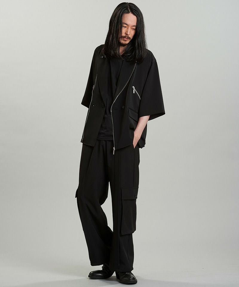 30%OFF【NO ID.(ノーアイディー)】ハーフスリーブライダース1B-JKT ジャケット 30%OFF【NO ID.(ノーアイディー)】ハーフスリーブライダース1B-JKT ジャケット