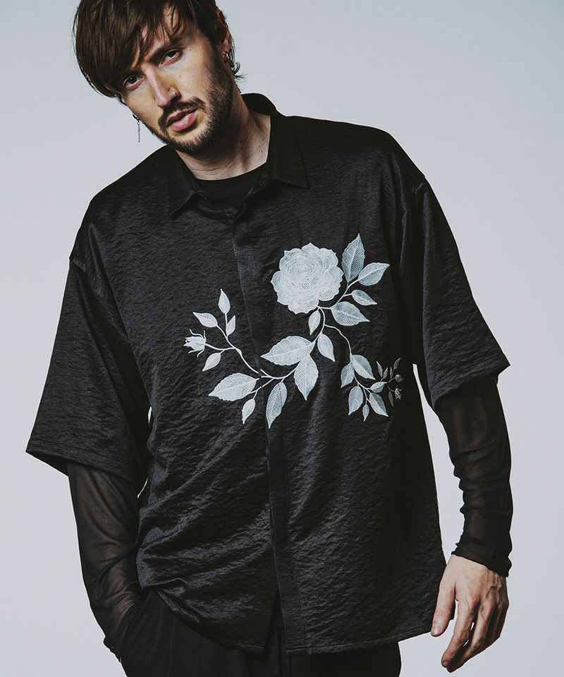 30%OFF【NO ID.(ノーアイディー)】ｴﾝﾌﾞﾛｲﾀﾞﾘｰBIG-SH シャツ(856006