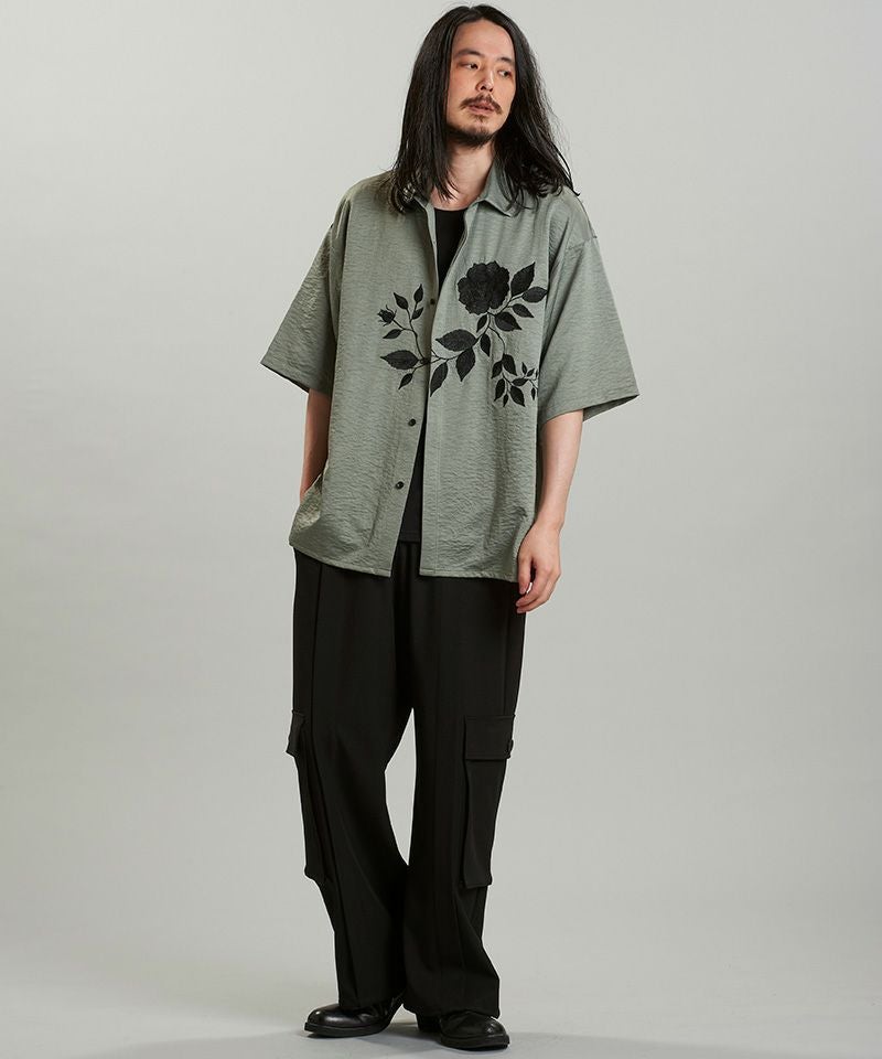 30%OFF【NO ID.(ノーアイディー)】ｴﾝﾌﾞﾛｲﾀﾞﾘｰBIG-SH シャツ(856006