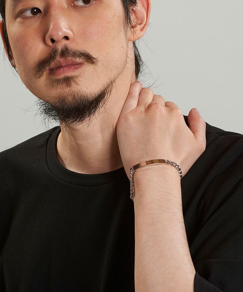 20%OFF【NO ID.(ノーアイディー)】ﾌﾗｯﾄﾘﾝｸﾁｪｰﾝIDﾌﾞﾚｽﾚｯﾄ(856170-238A