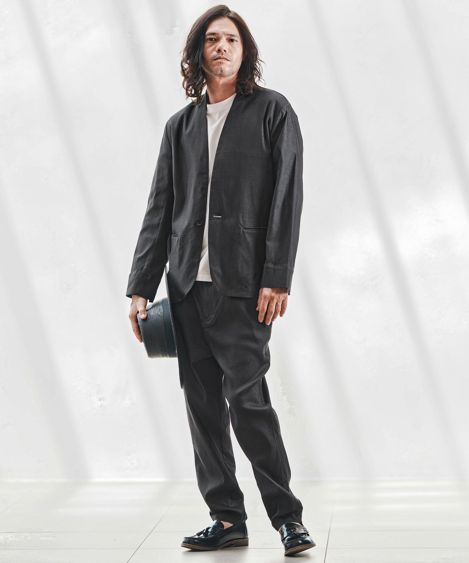 30%OFF【CAMBIO(カンビオ)】デニムライク2タックパンツ | CAMBIO カンビオ