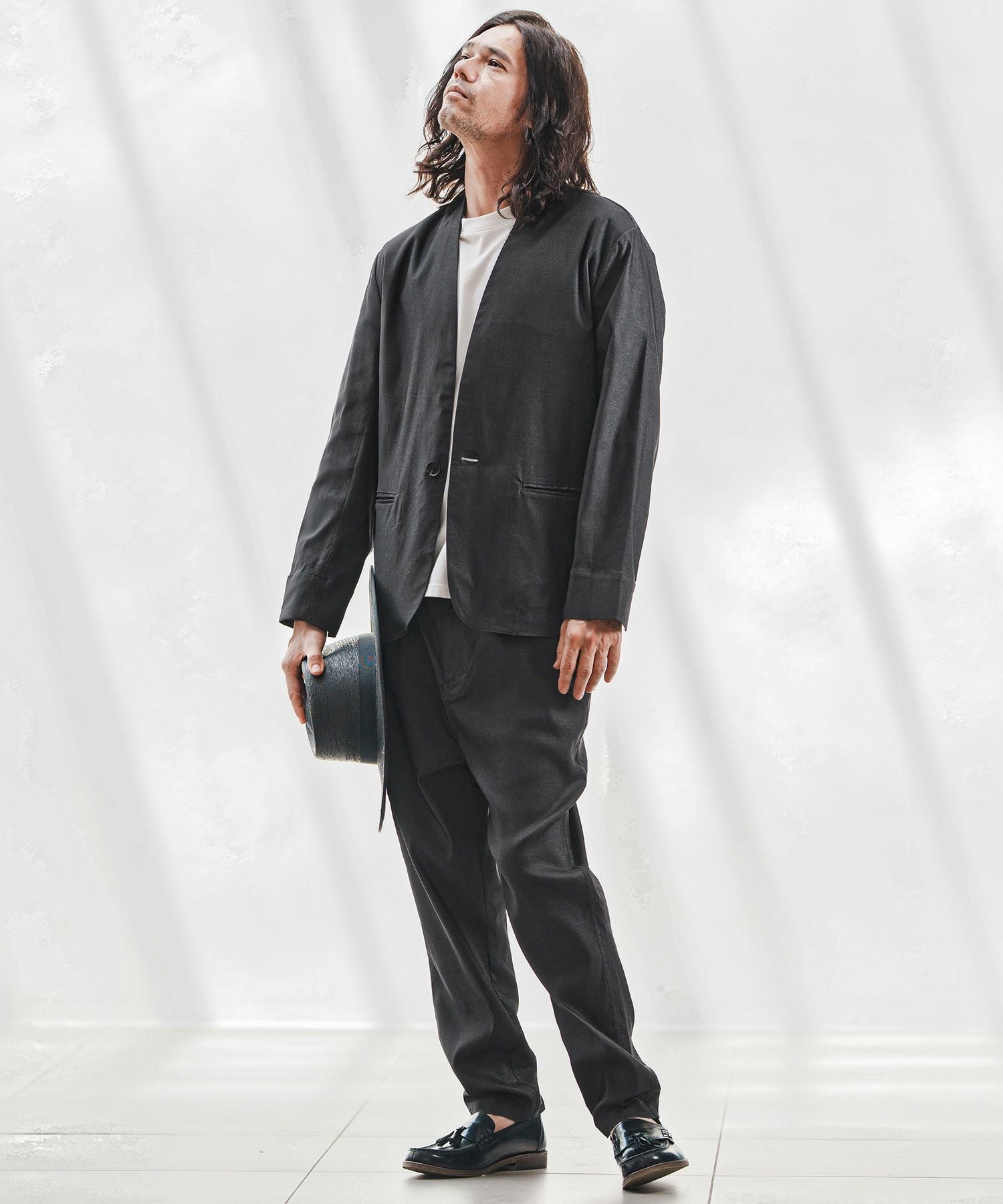 30%OFF【CAMBIO(カンビオ)】デニムライク2タックパンツ | CAMBIO カンビオ