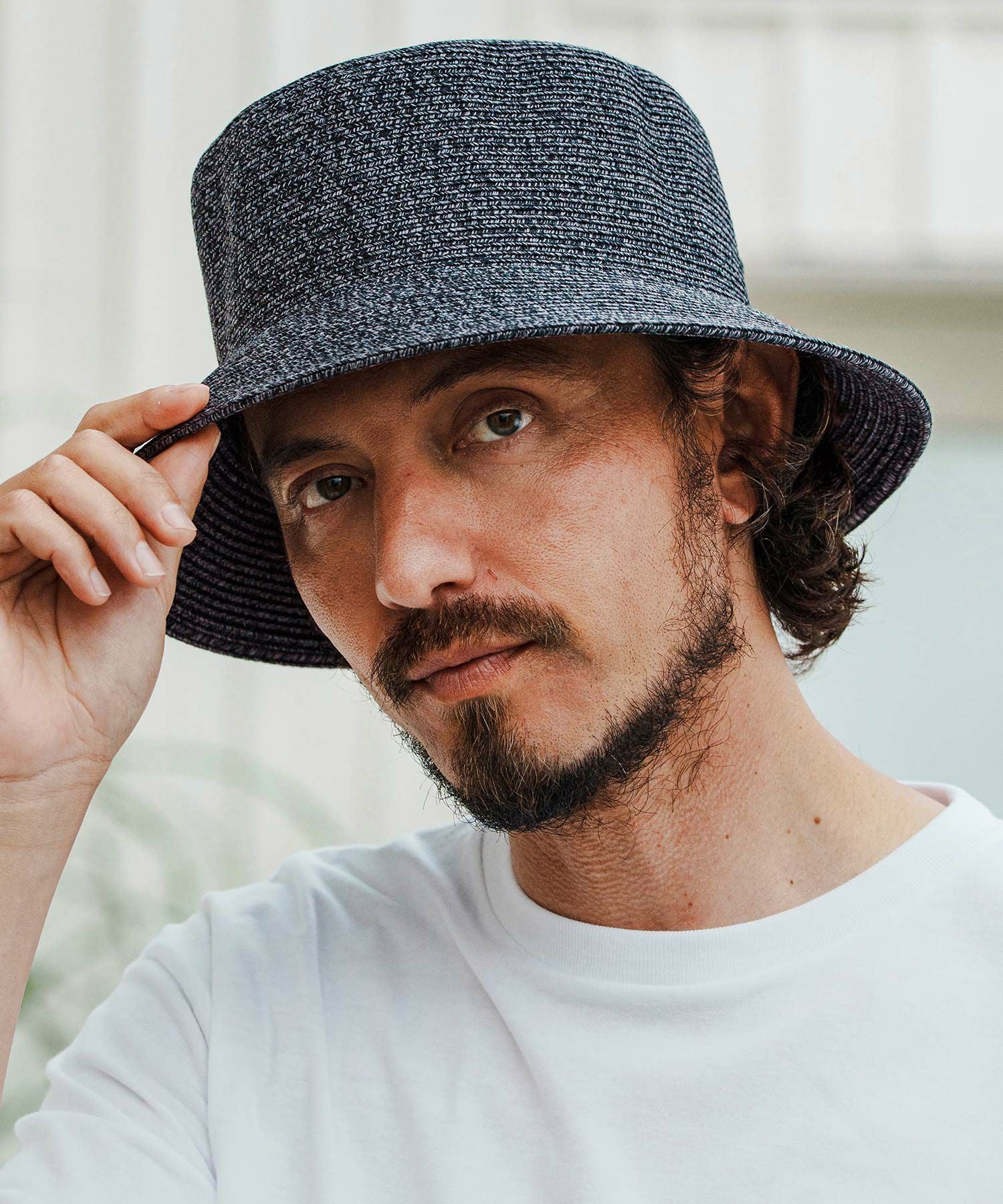 CAMBIO(カンビオ)】Polyester Braid Bucket Hat バケットハット(OP-251