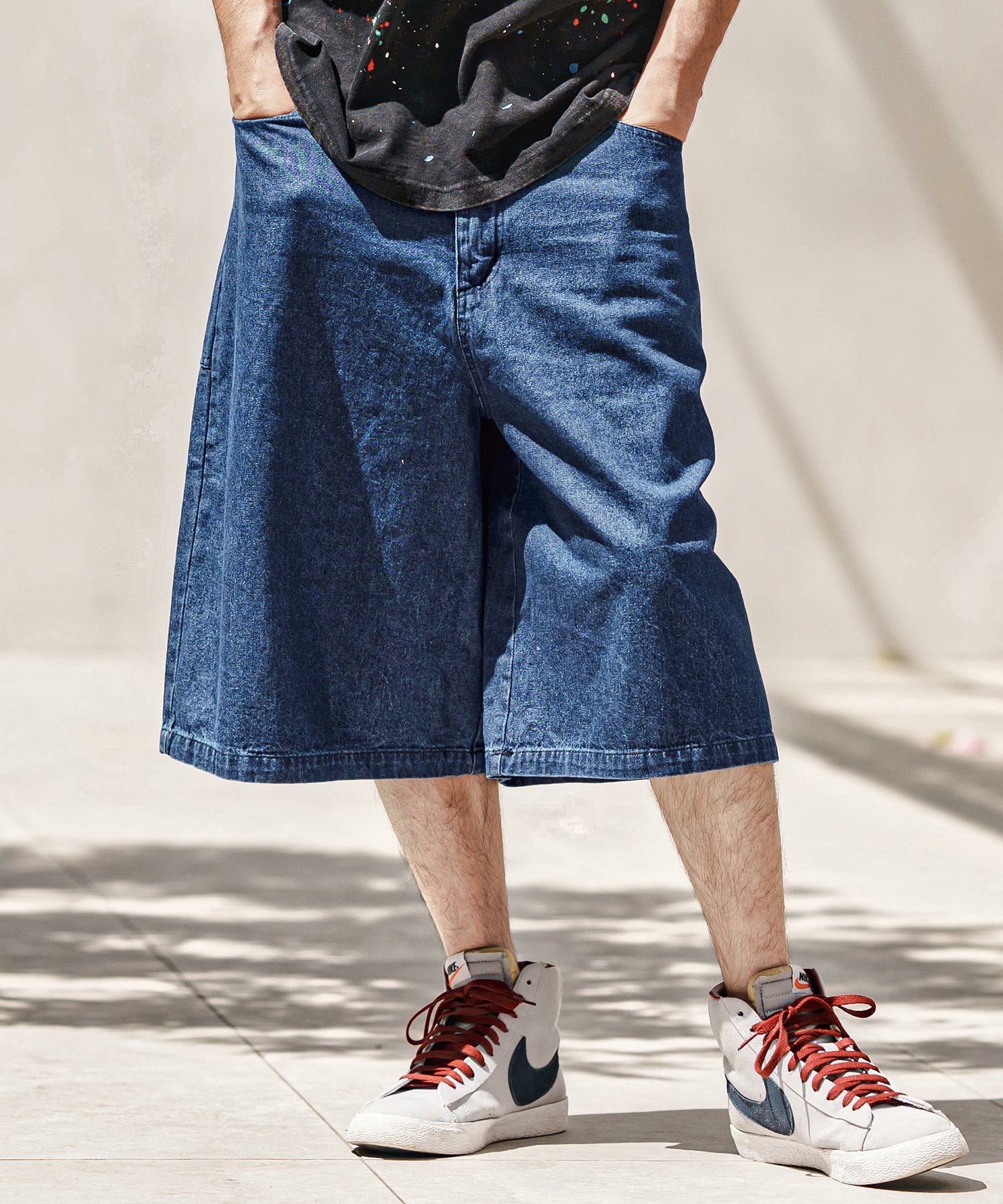 30%OFF【CAMBIO(カンビオ)】8.5ozワイドデニムショーツ | CAMBIO カンビオ