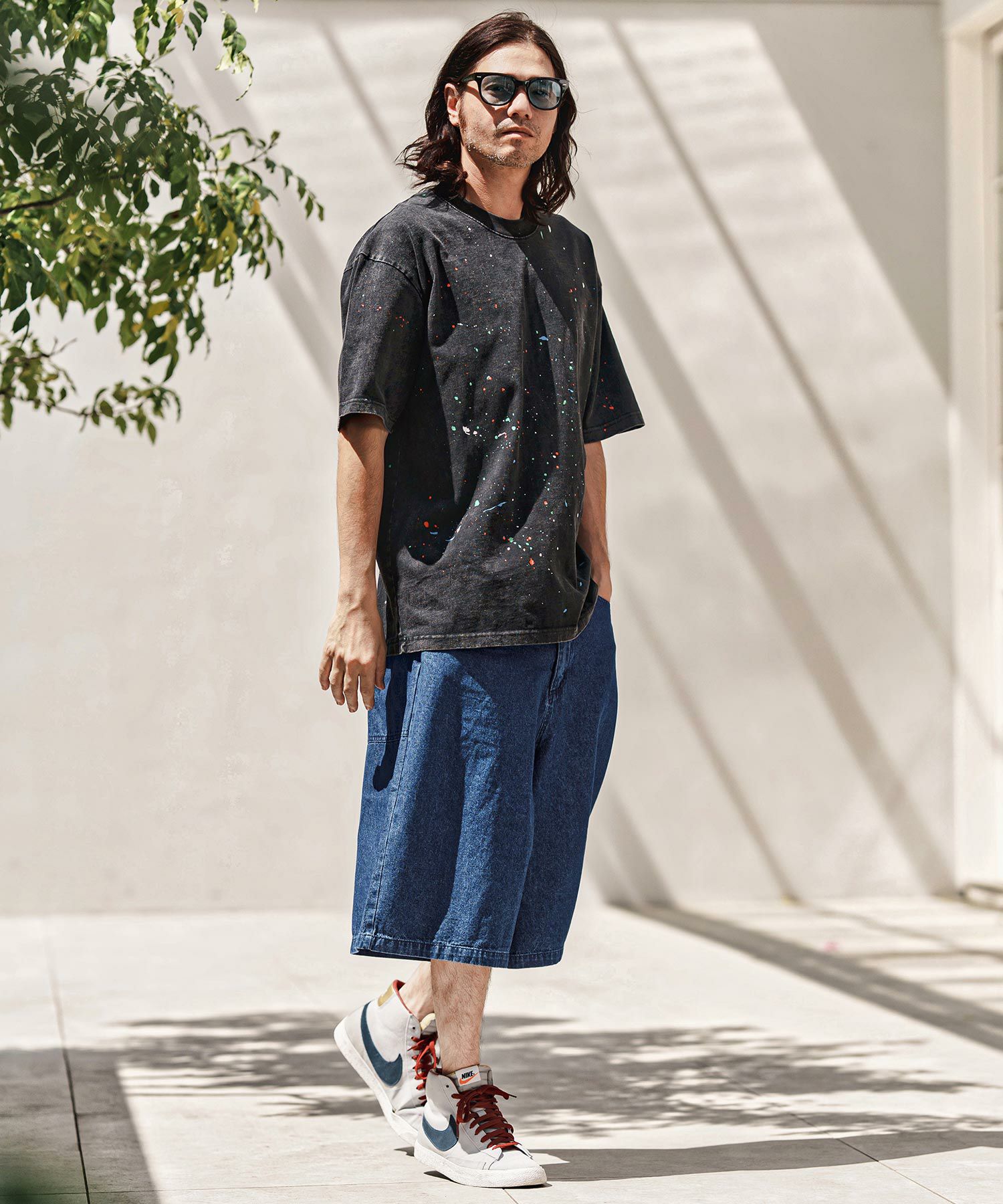 30%OFF【CAMBIO(カンビオ)】8.5ozワイドデニムショーツ | CAMBIO カンビオ