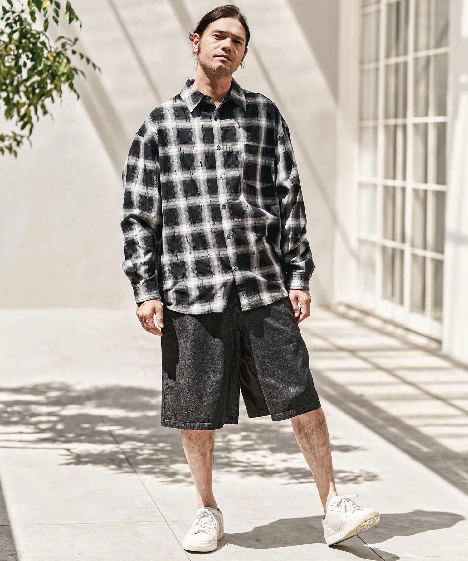 30%OFF【CAMBIO(カンビオ)】8.5ozワイドデニムショーツ | CAMBIO カンビオ