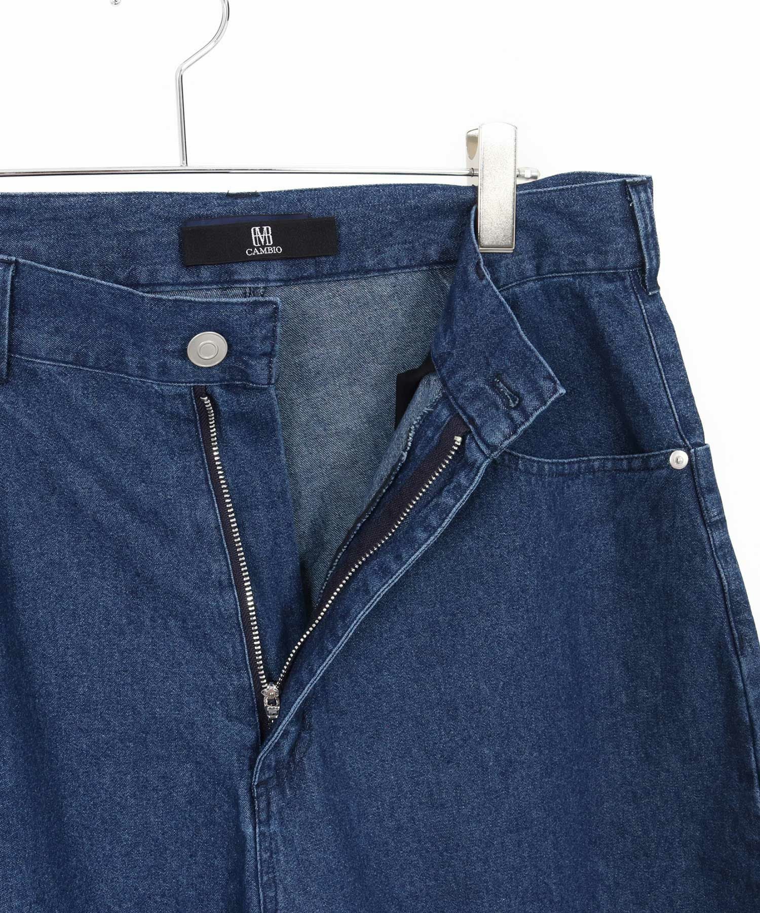 30%OFF【CAMBIO(カンビオ)】8.5ozワイドデニムショーツ | CAMBIO カンビオ
