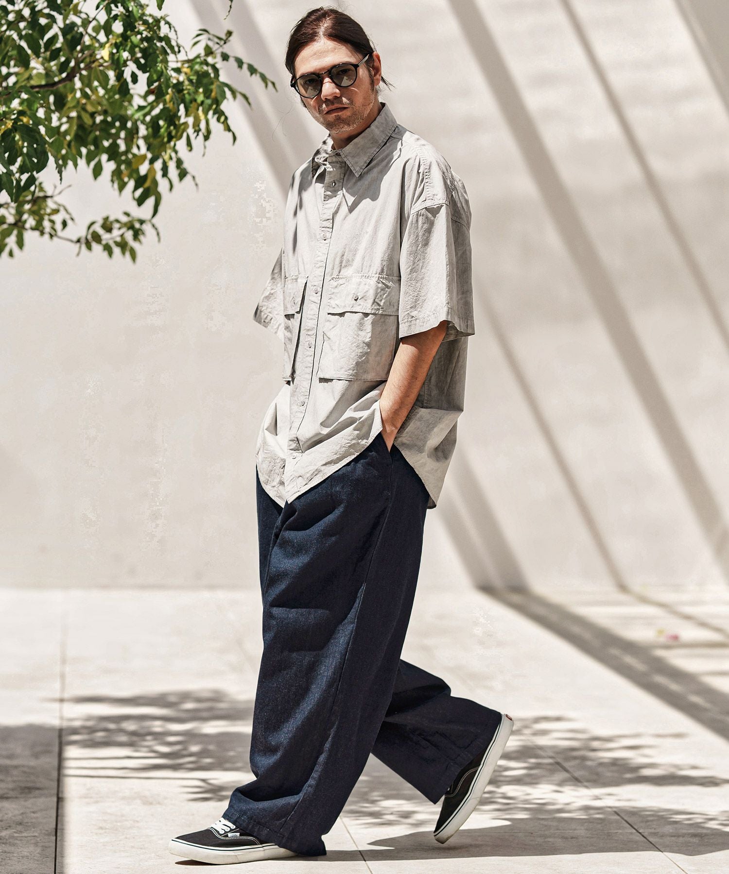 30%OFF【CAMBIO(カンビオ)】7.5OZデニムイージータックパンツ | CAMBIO