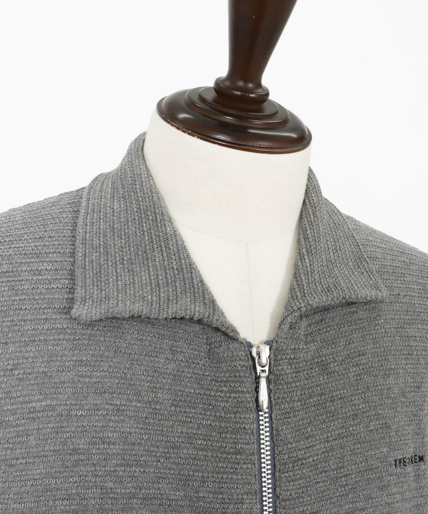 最終値下げ　t.japan knit jacket グレー Autumn Winter 2024 — MATSUFUJI
