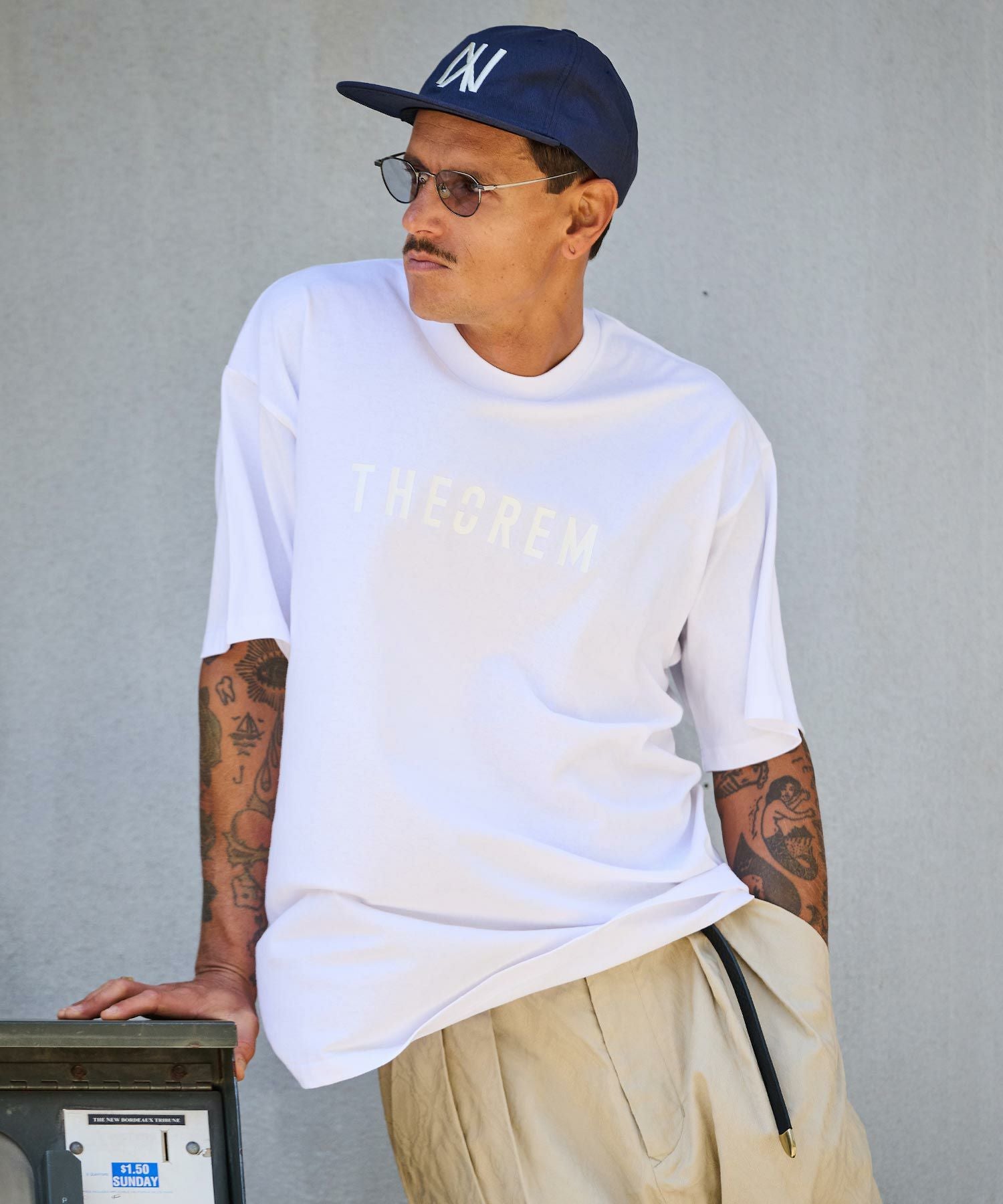 つとむ THEOREM(セオレム)】Printed THEOREM Tee Tシャツ(crunch numbers