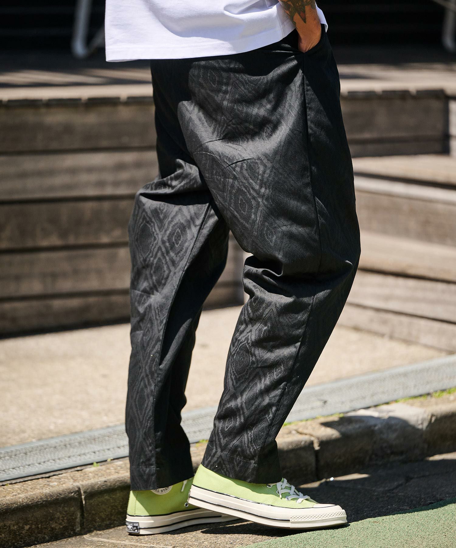 THEOREM(セオレム)】Turn up TR Tapered Pants テーパードスラックス