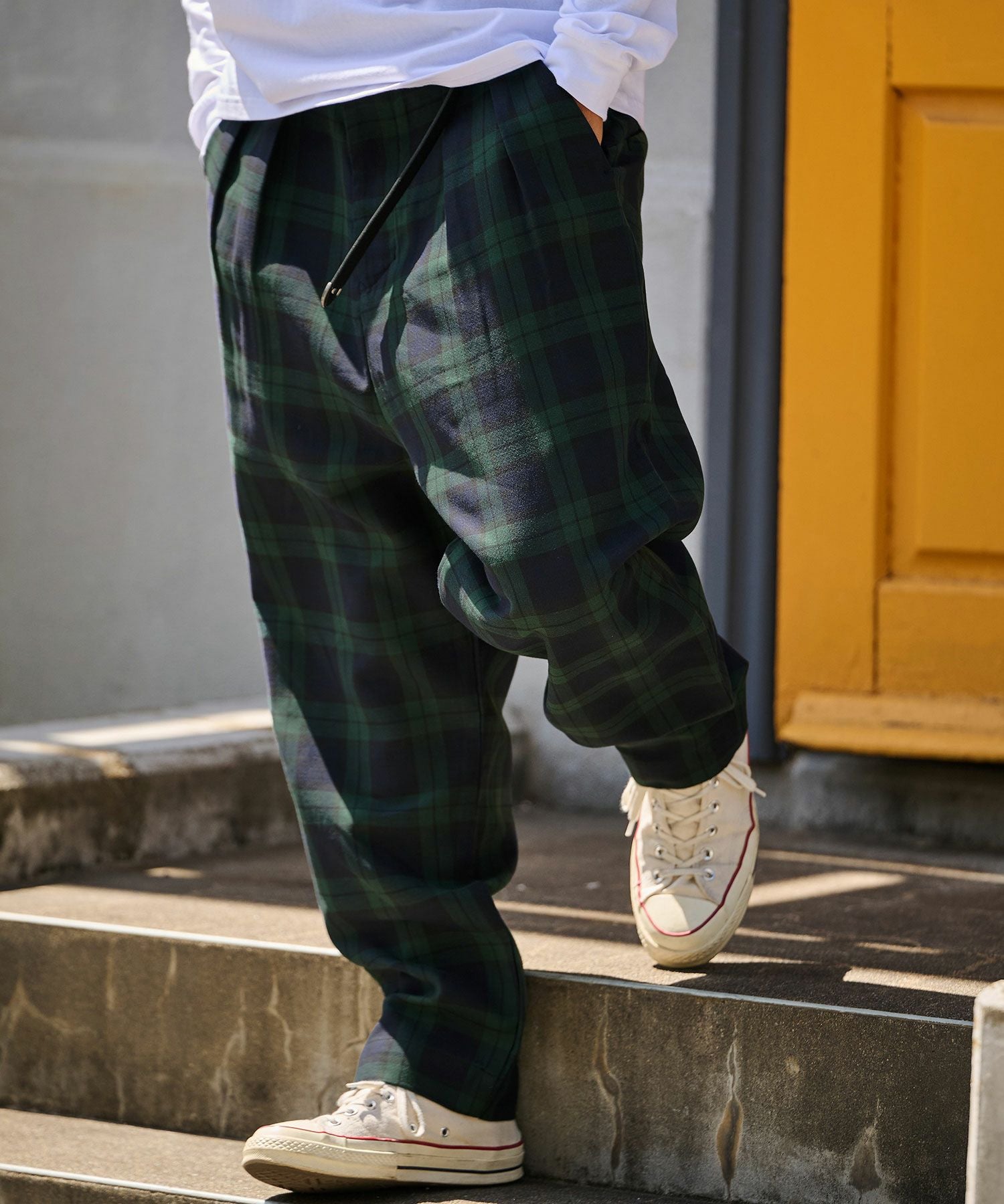 THEOREM(セオレム)】Routine Plaid Pattern Pants チェック柄パンツ