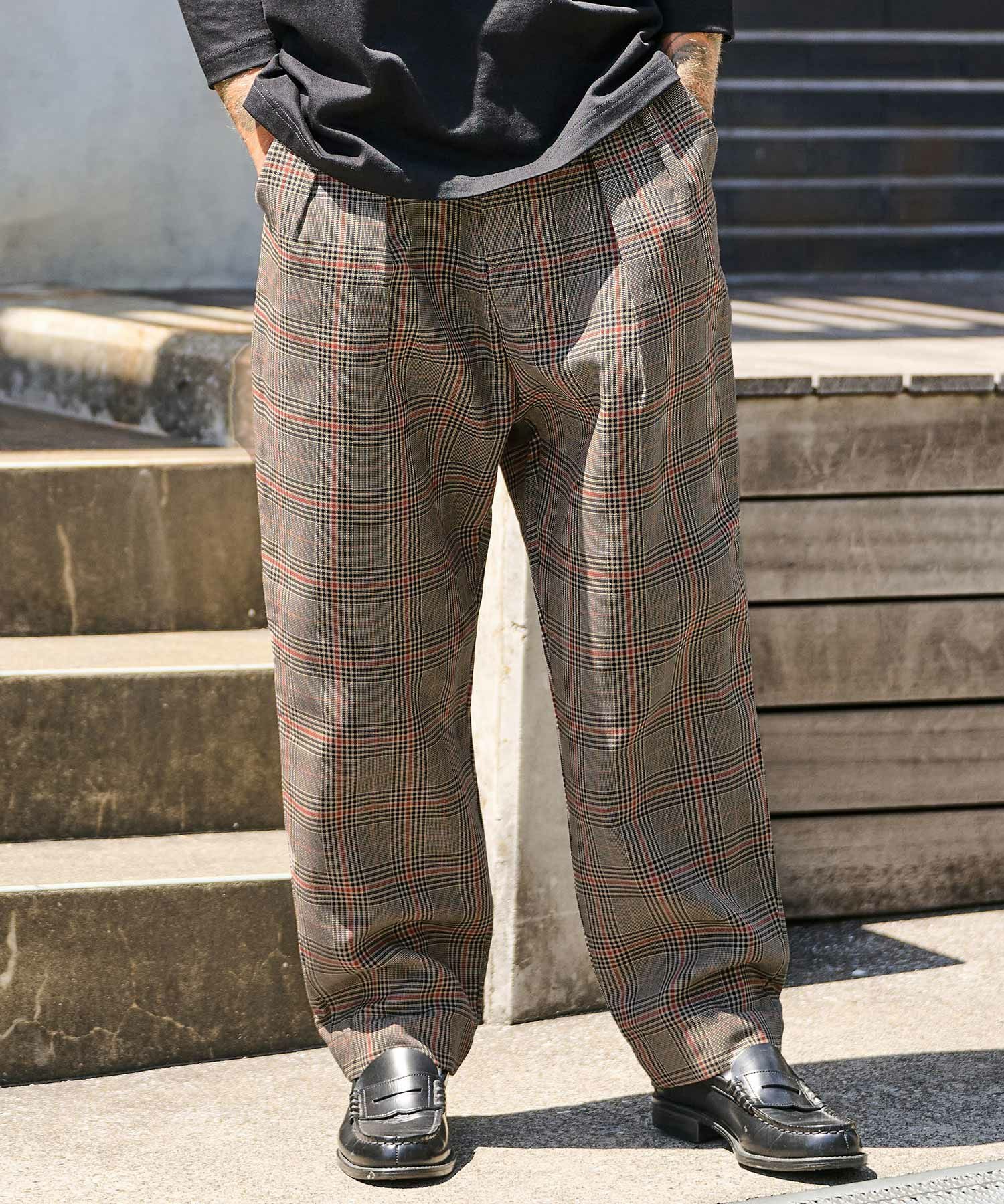 THEOREM(セオレム)】Routine Plaid Pattern Pants チェック柄パンツ