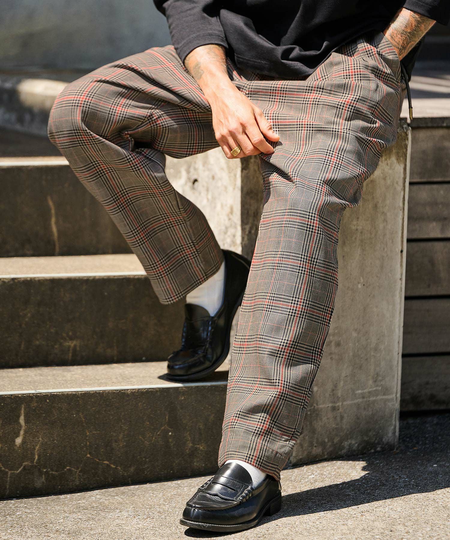 THEOREM(セオレム)】Routine Plaid Pattern Pants チェック柄パンツ
