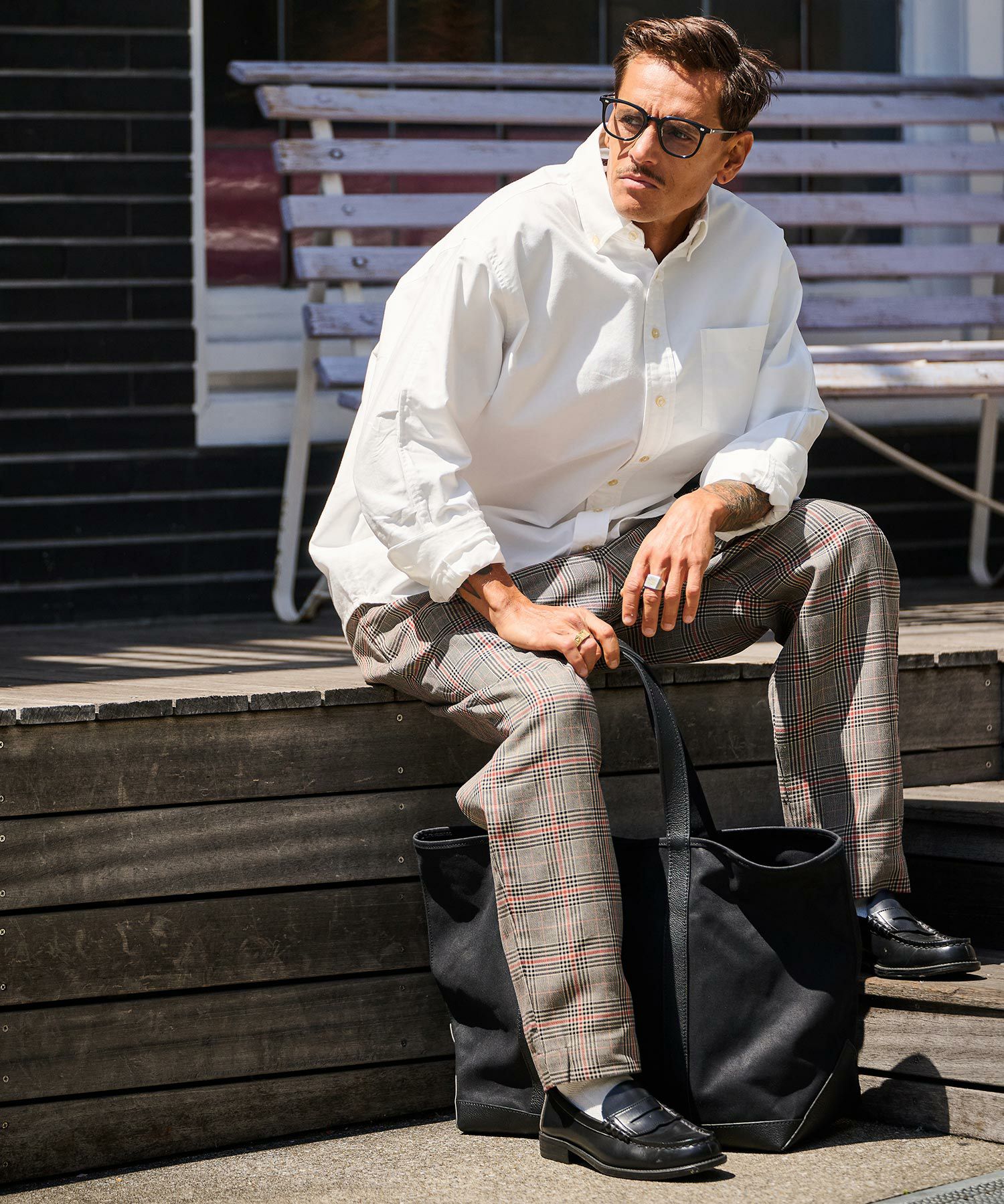 THEOREM(セオレム)】ADAM PATEK×THEOREM Canvas Tote Bag トートバッグ
