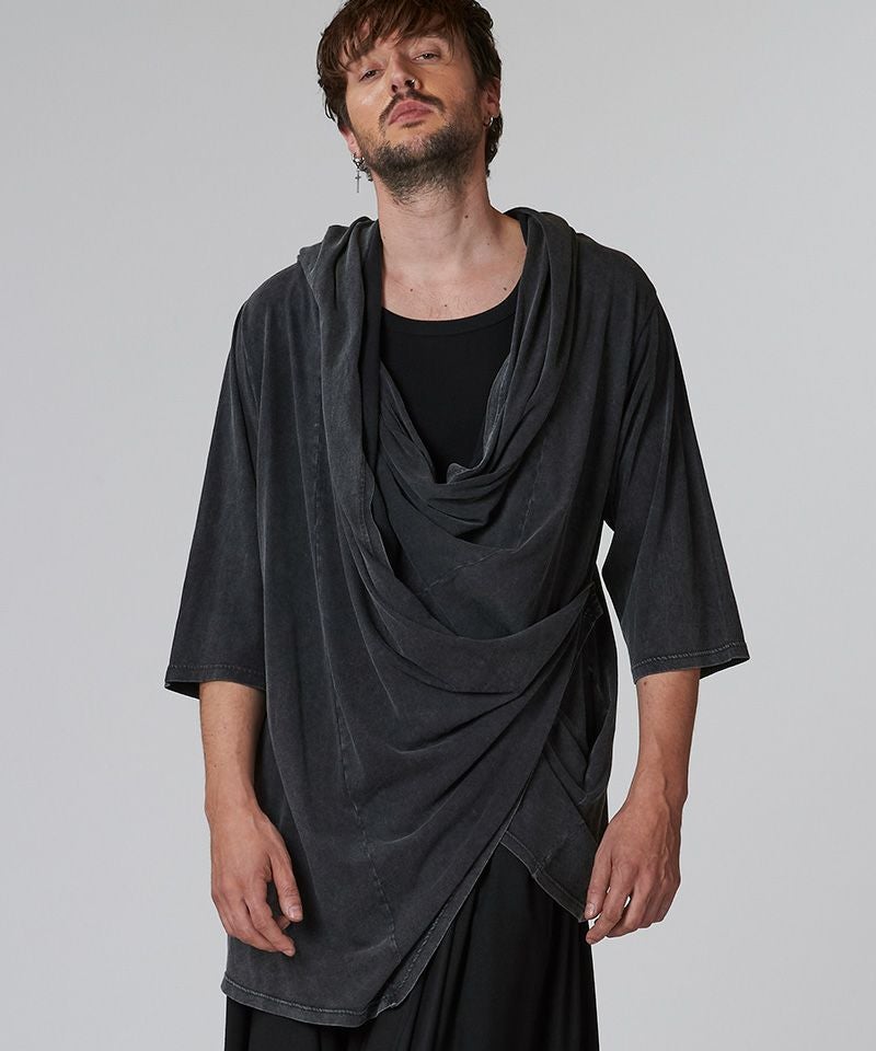30%OFF【NO ID.(ノーアイディー)】ﾌｰﾄﾞﾄﾞﾚｰﾌﾟｶﾞｳﾝ(456006-256T