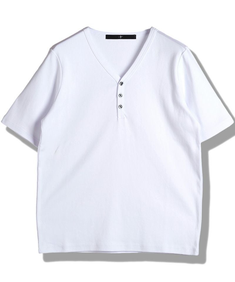 10%OFF【NO ID.(ノーアイディー)】ﾌﾗｲｽﾍﾝﾘｰV-N-T VネックTシャツ