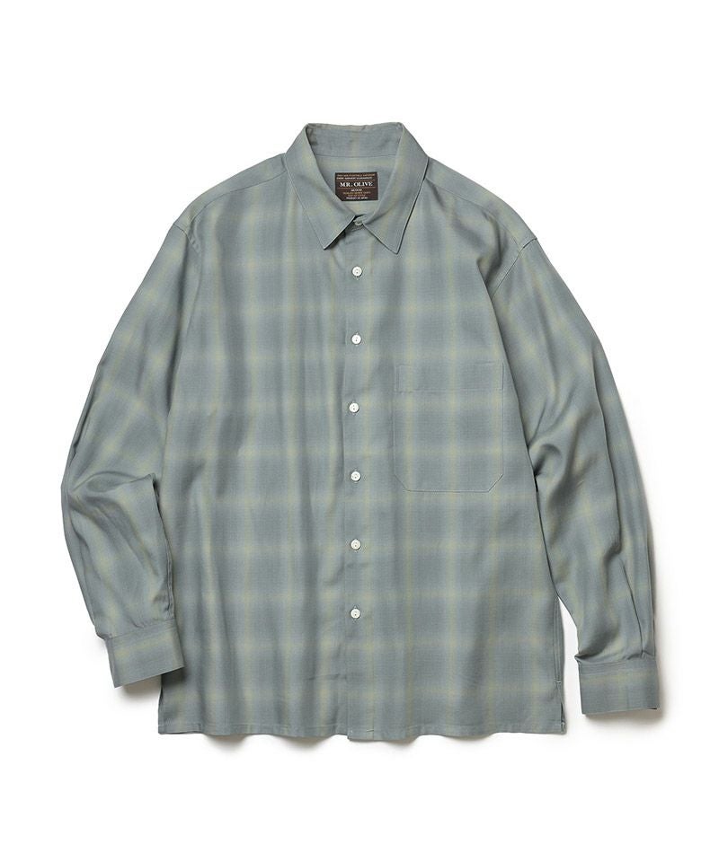 50%OFF【MROLIVE(ミスターオリーブ)】TENCEL CHECK - SQUARE REGULAR