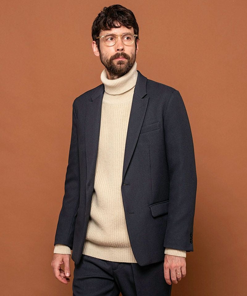MROLIVE(ミスターオリーブ)】RETORO POLYESTER TWILL -2B SEMI PEAKED