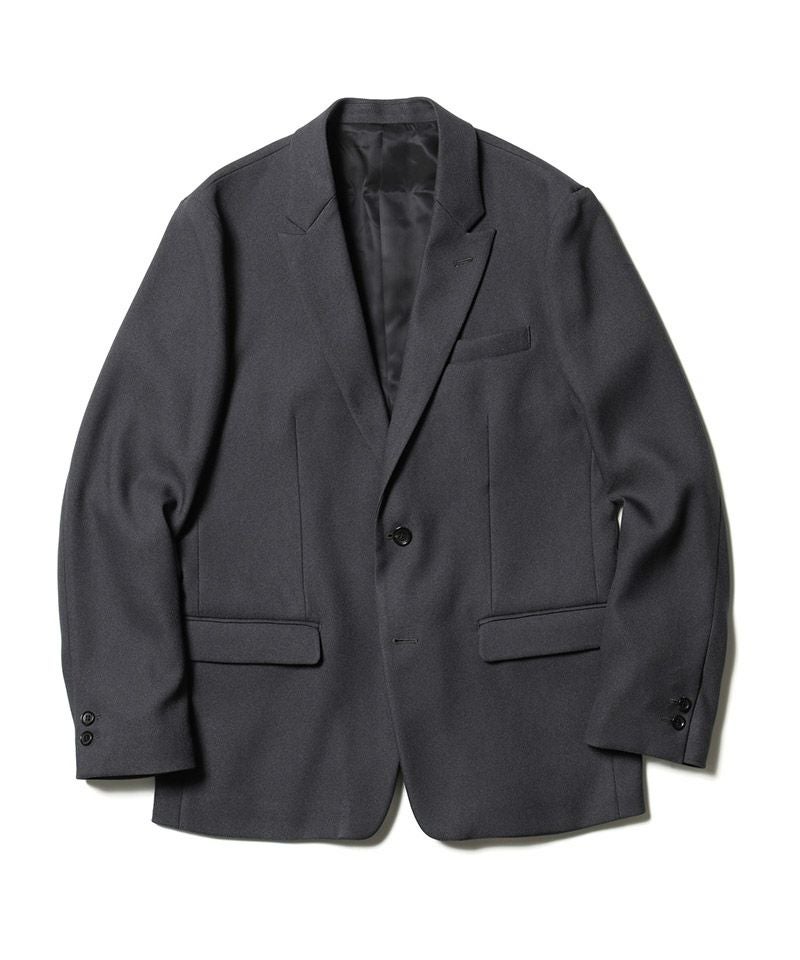 MROLIVE(ミスターオリーブ)】RETORO POLYESTER TWILL -2B SEMI PEAKED
