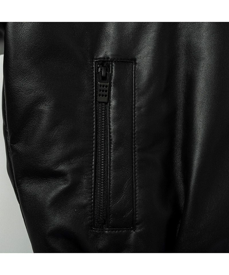 30%OFF【C DIEM(カルペディエム)】Oversize Leather MA-1 レザー