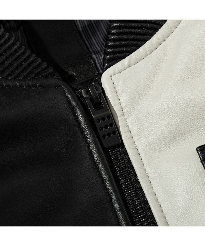 30%OFF【C DIEM(カルペディエム)】Oversize Leather MA-1 レザー