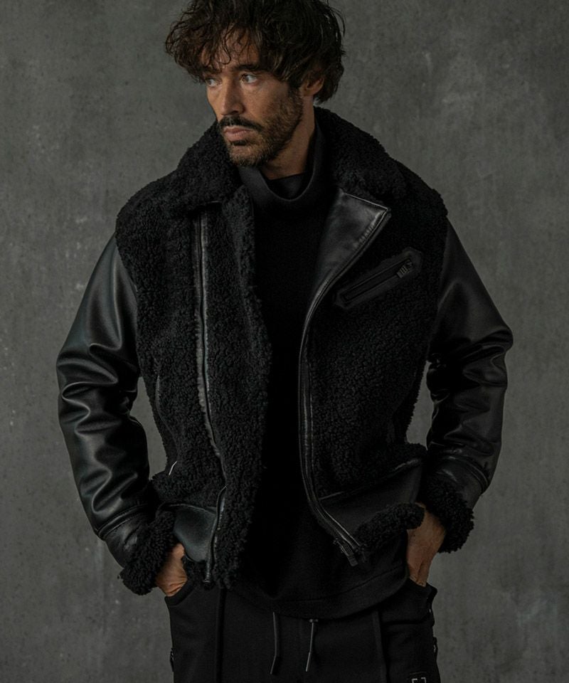 50%OFF【C DIEM(カルペディエム)】Mouton W-Riders Jacket ライダース