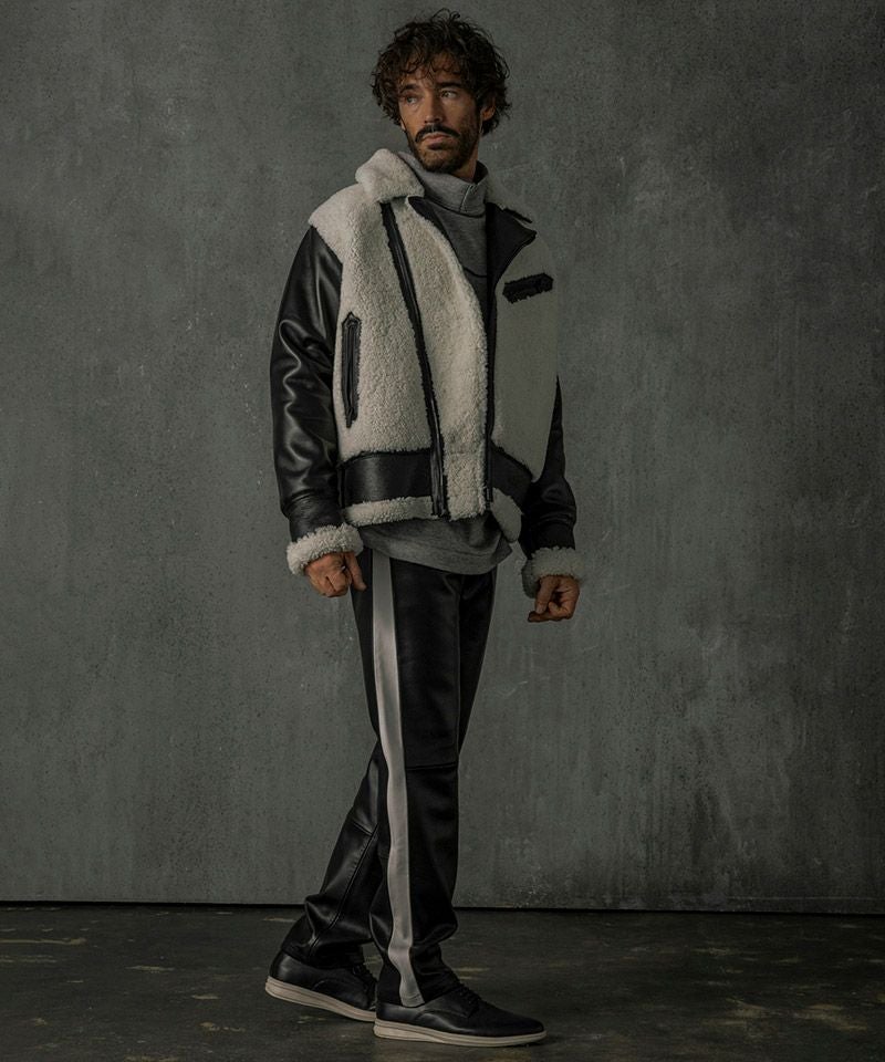 50%OFF【C DIEM(カルペディエム)】Mouton W-Riders Jacket ライダース