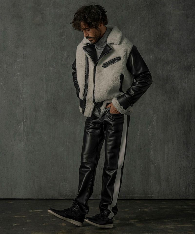 60%OFF【C DIEM(カルペディエム)】Mouton W-Riders Jacket ライダース