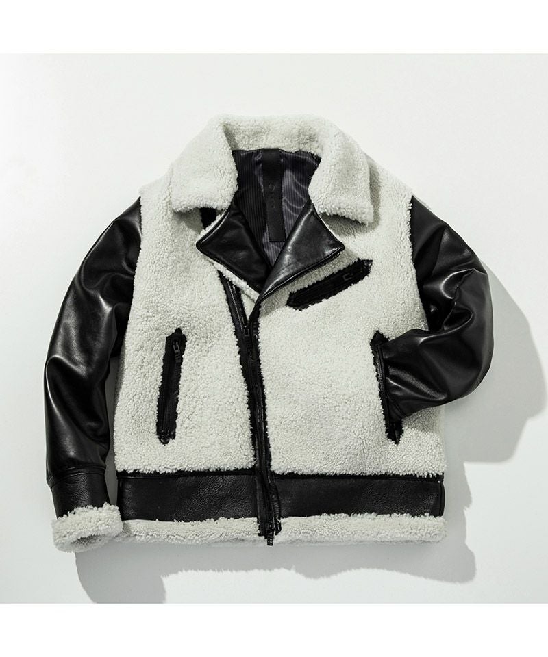 60%OFF【C DIEM(カルペディエム)】Mouton W-Riders Jacket ライダース